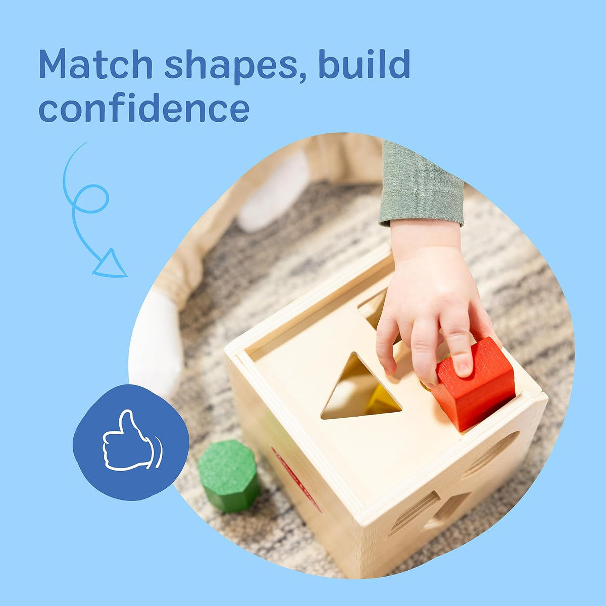 Melissa & Doug Shape Sorting Cube