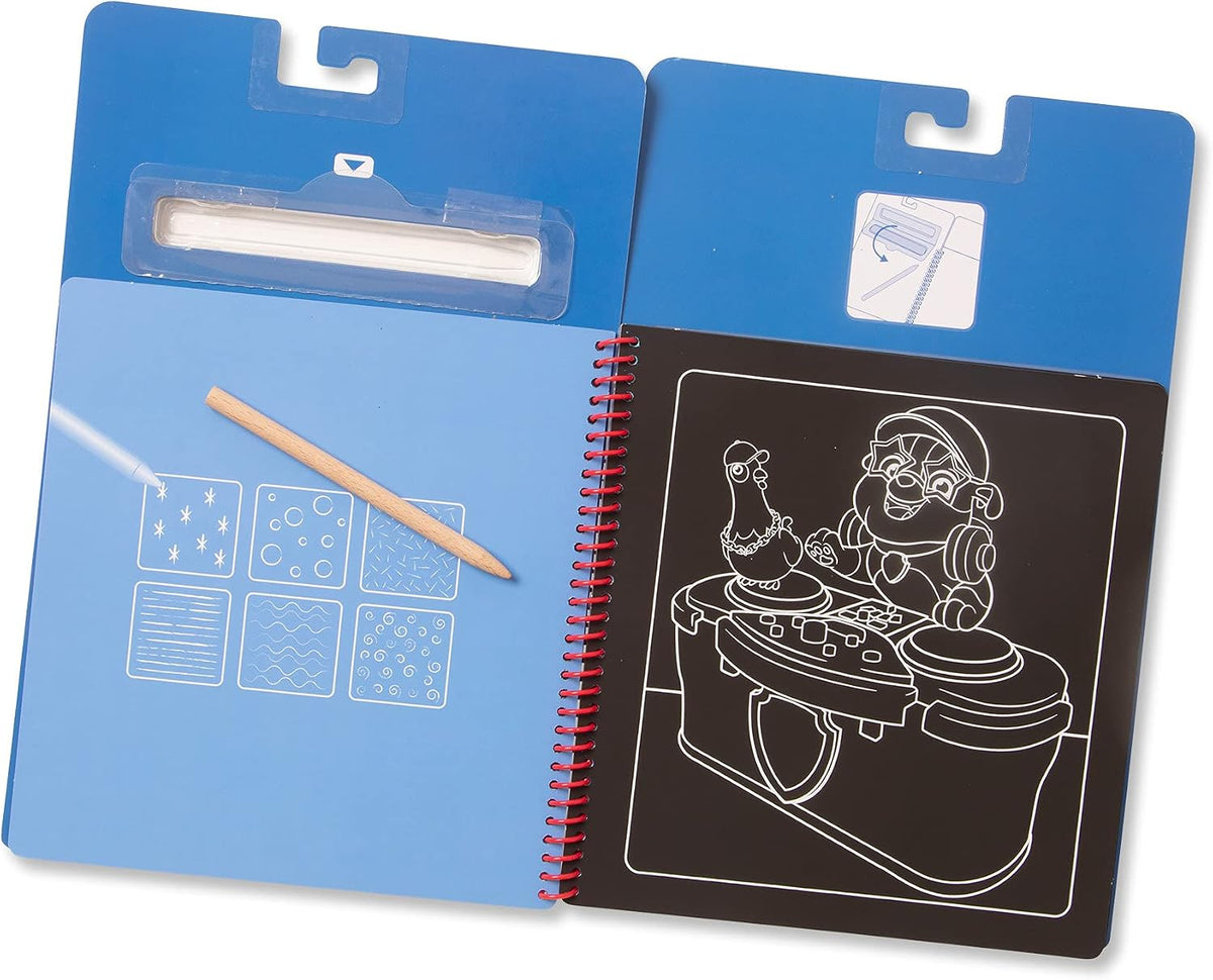 Melissa & Doug PAW Patrol Scratch Art Pad - Chase
