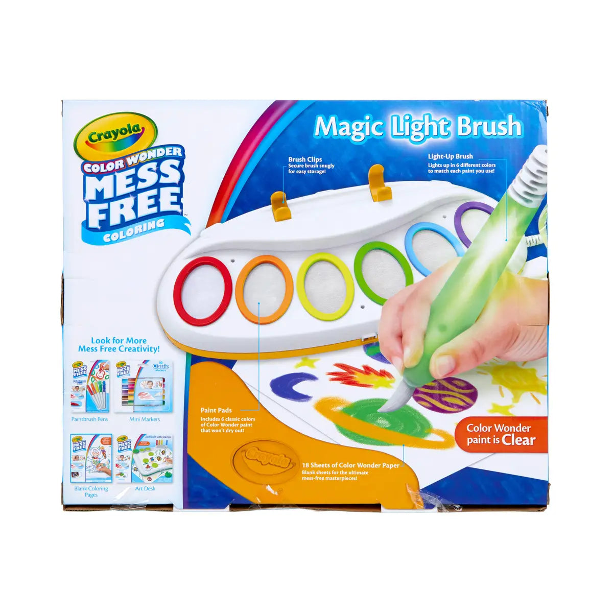 Crayola Color Wonder Magic Light Brush Mess Free Painting