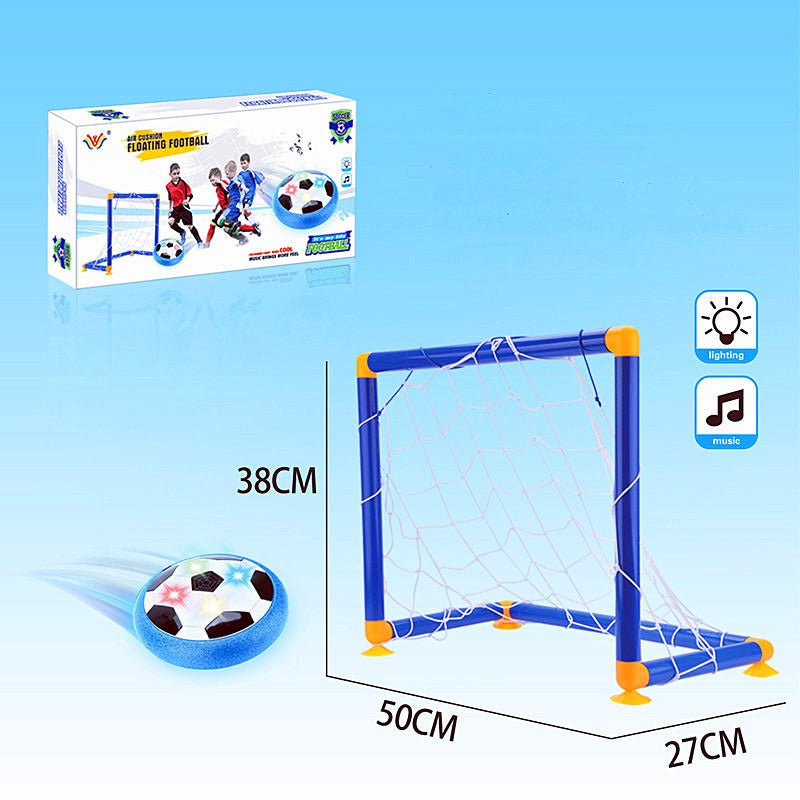 Toyk Kids Toys Air Soccer Disc with LED Lights Music and Playground