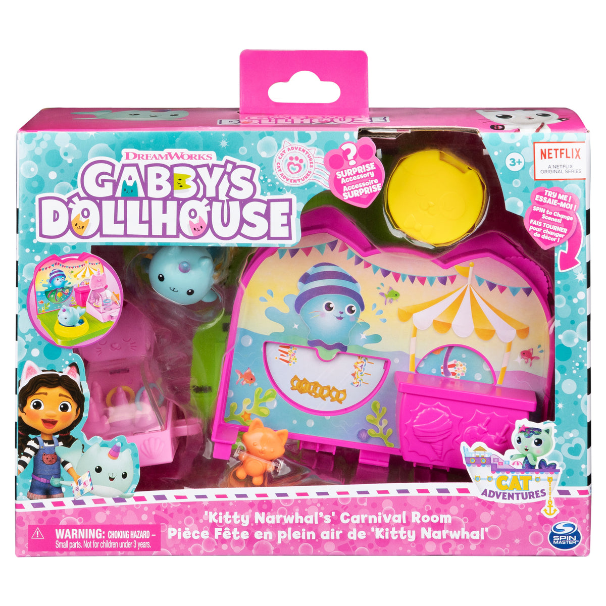 Gabby's Dollhouse Deluxe Room Set -1Pc Random