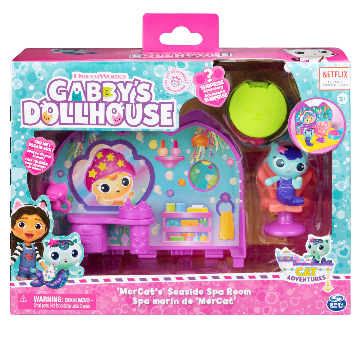 Gabby's Dollhouse Deluxe Room Set -1Pc Random