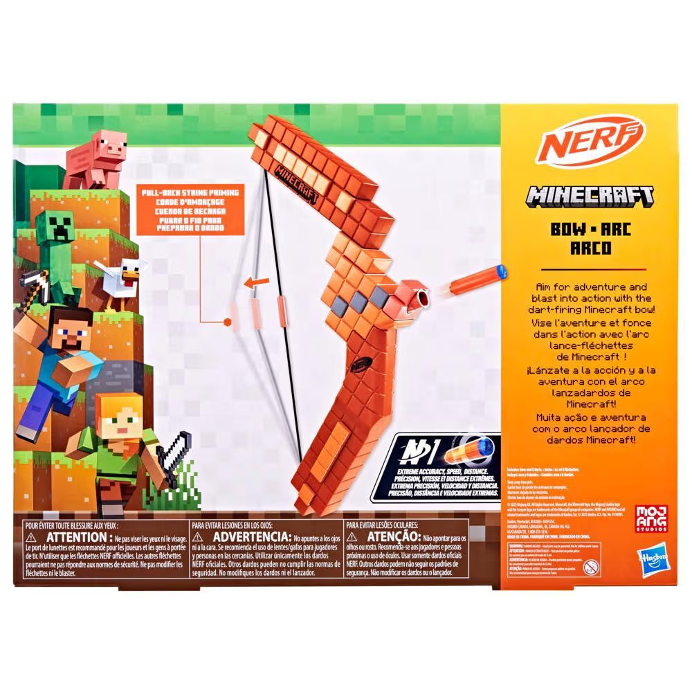 Nerf Minecraft Bow Blaster For Kids