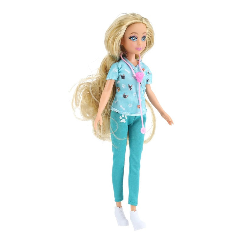 Dreameez - Veterinary Clinic Dolls Playset - 29 cm