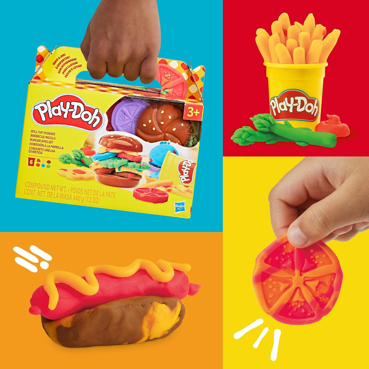 PLAY DOH GRILL FUN PLAYSET G1609