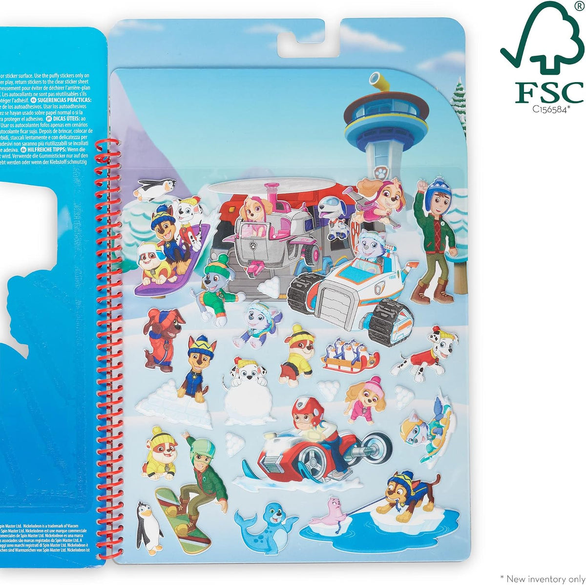 Paw Patrol Puffy Sticker Pad - Jake's Mountain