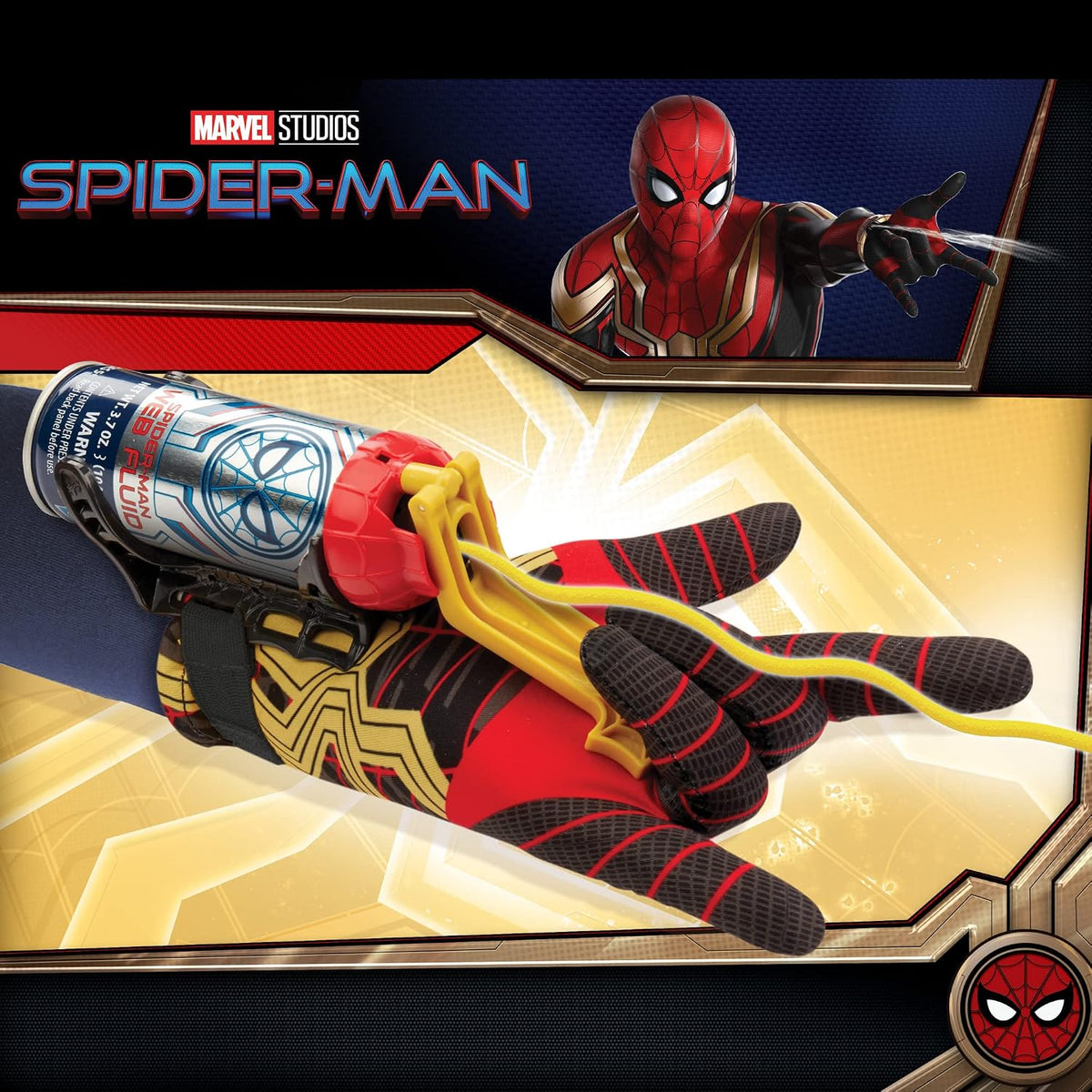 SPIDER MAN  SUPER WEB SLINGER+REFILL FREE