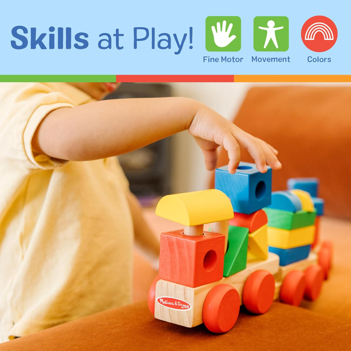 Melissa & Doug  Stacking Train