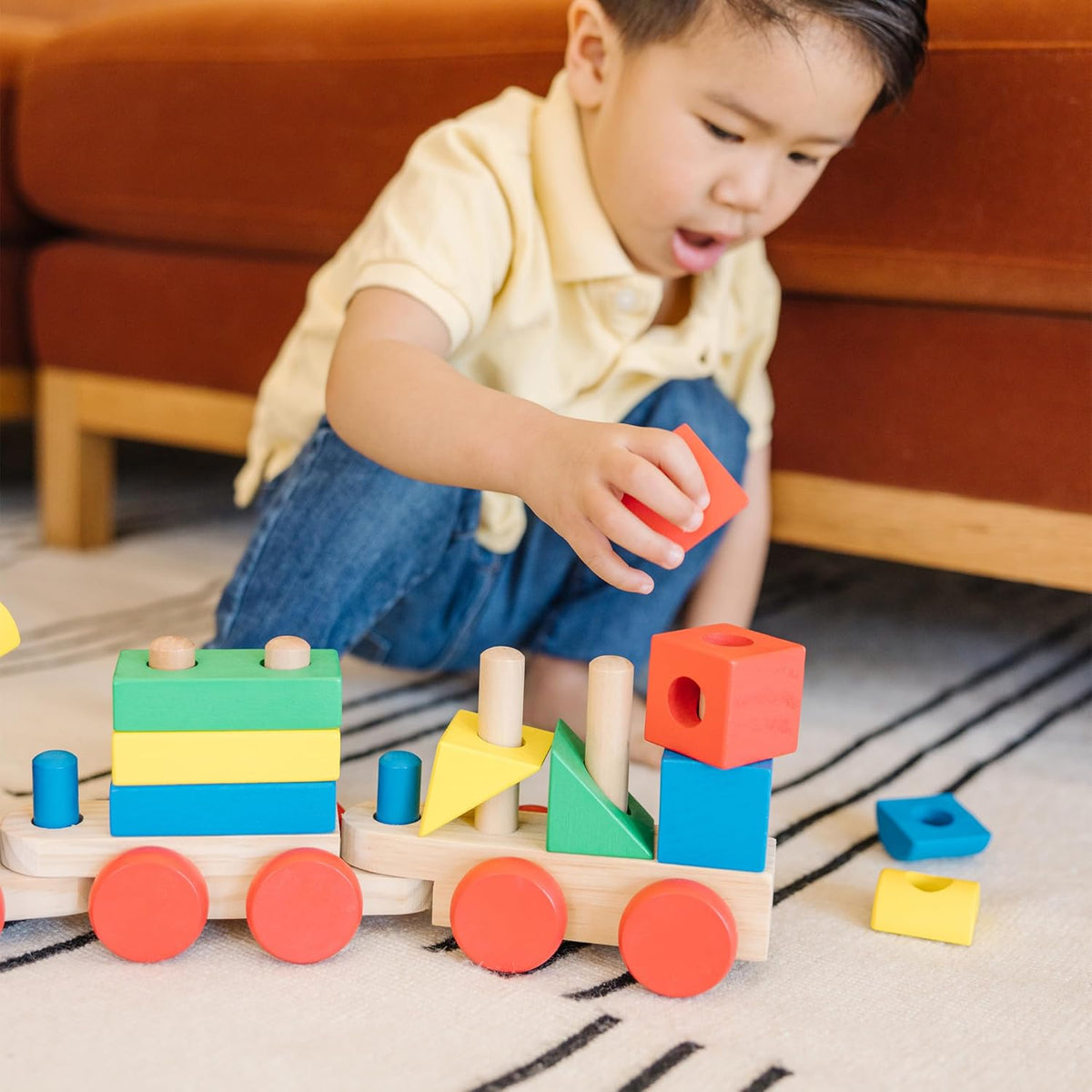 Melissa & Doug  Stacking Train