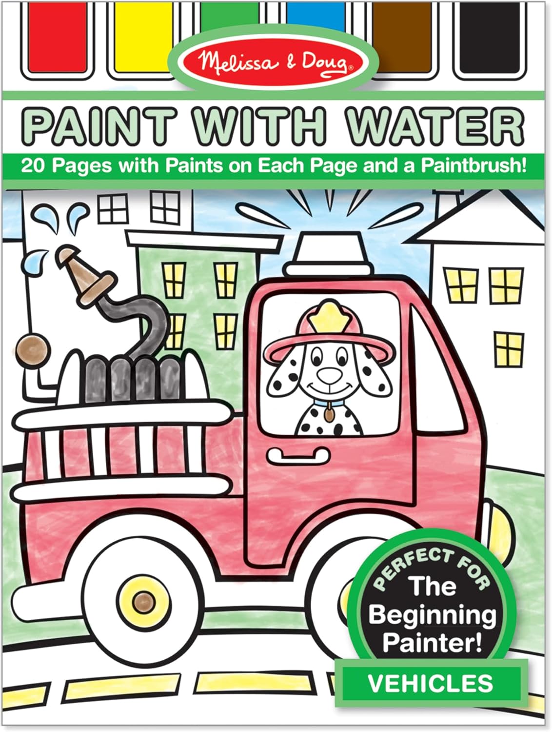 Melissa & Doug Paint With Water - Vehicles