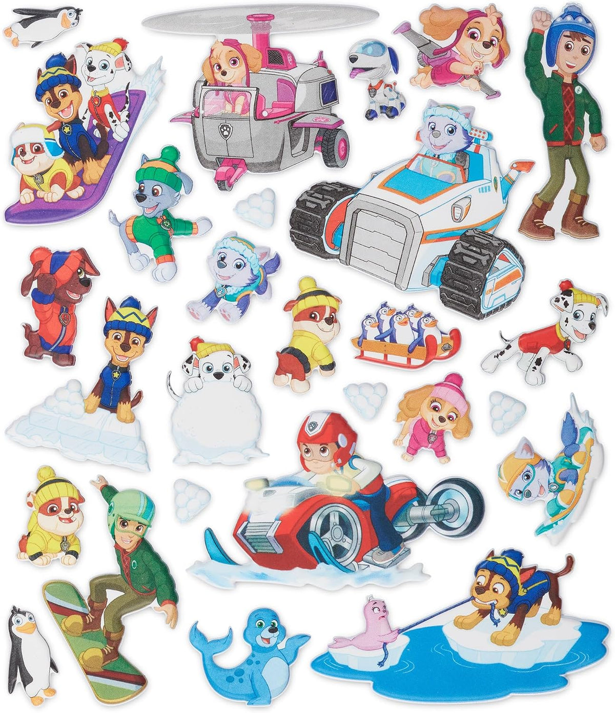 Paw Patrol Puffy Sticker Pad - Jake's Mountain