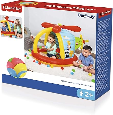 Fisher-Price®  61" x 40" x 36" / 1.55m x 1.02m x 91cm Helicopter Ball Pit