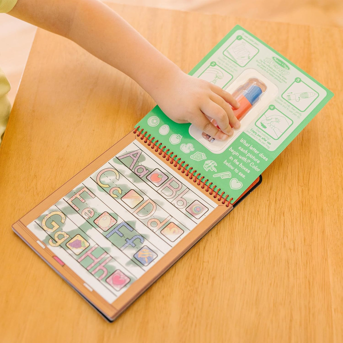 Melissa & Doug On the Go Water Wow! Reusable Water-Reveal Activity Pad