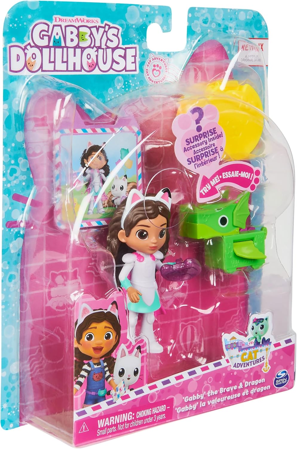 Gabby's Dollhouse Cat-Tivity Pack -The Brave & Dragon