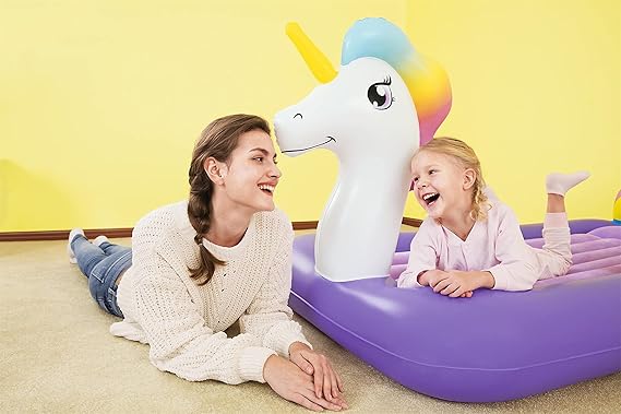 Up, In & Over™     77" x 41" x 33"/1.96m x 1.04m x 84cm DreamChaser Airbed - Unicorn