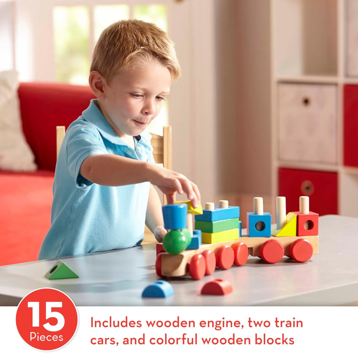 Melissa & Doug  Stacking Train