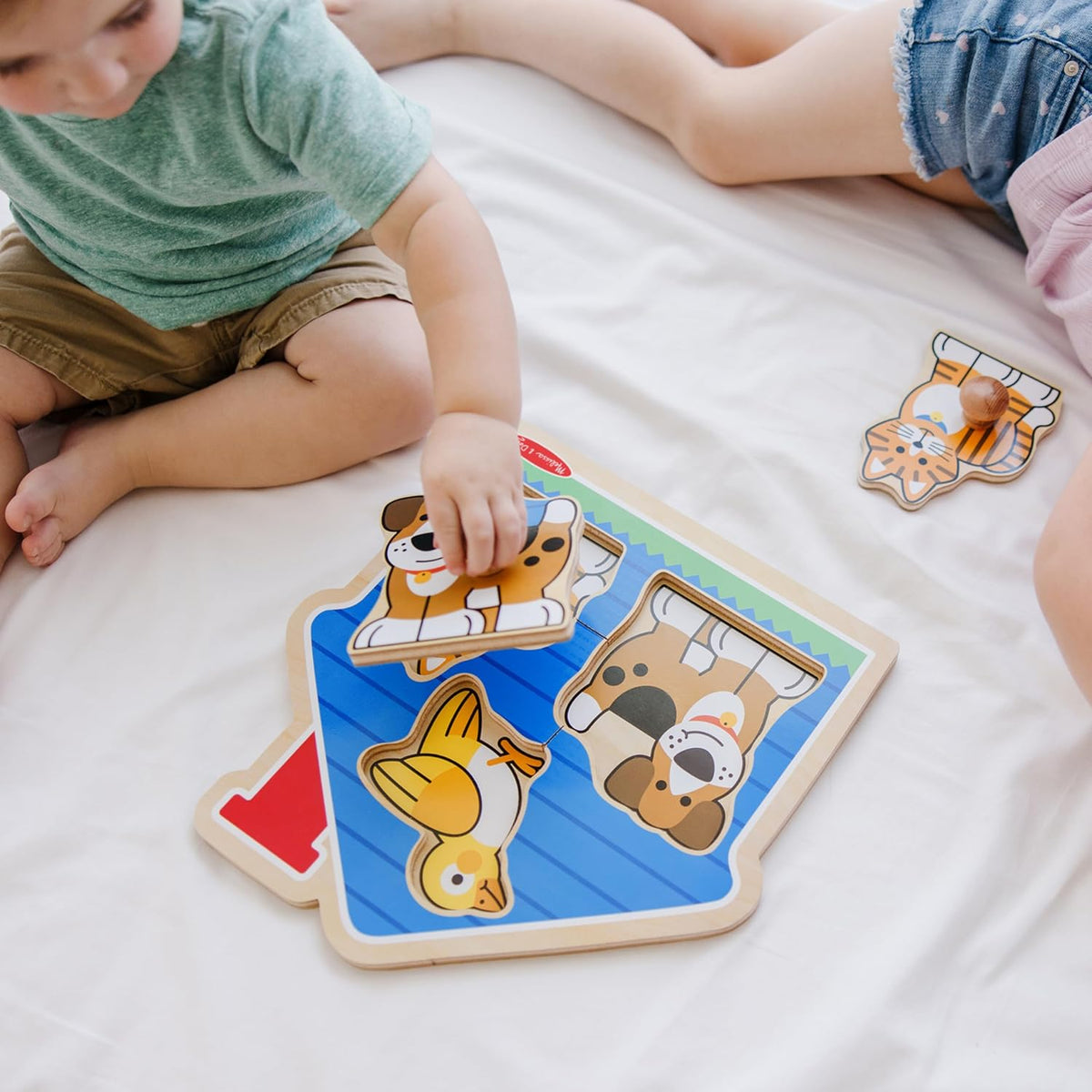 Melissa & Doug House Pets Jumbo Knob Puzzle - 3 Pieces