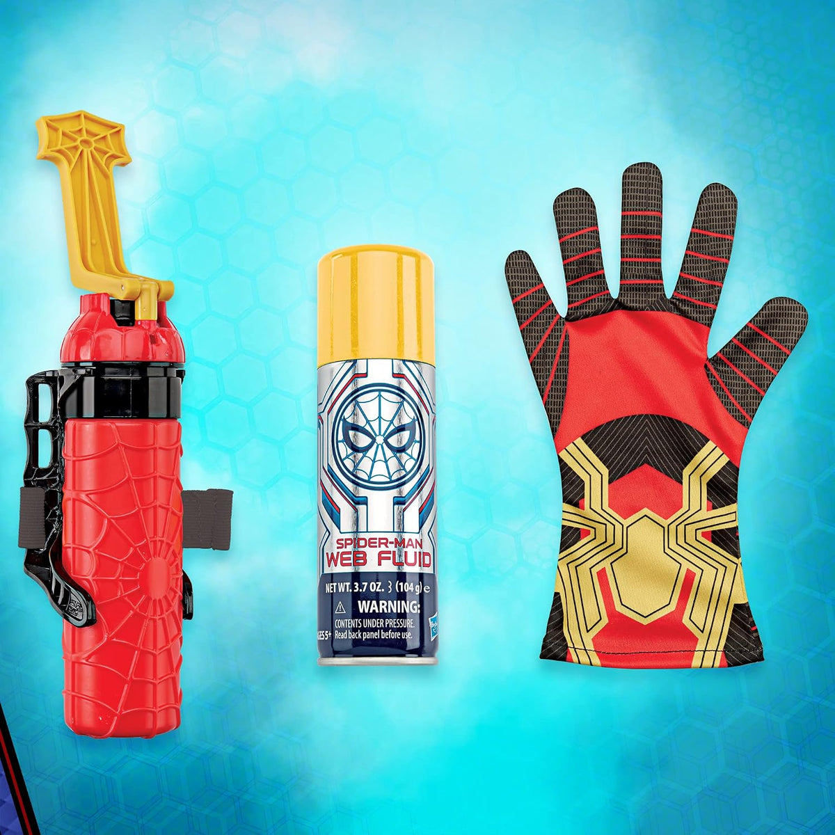 SPIDER MAN  SUPER WEB SLINGER+REFILL FREE