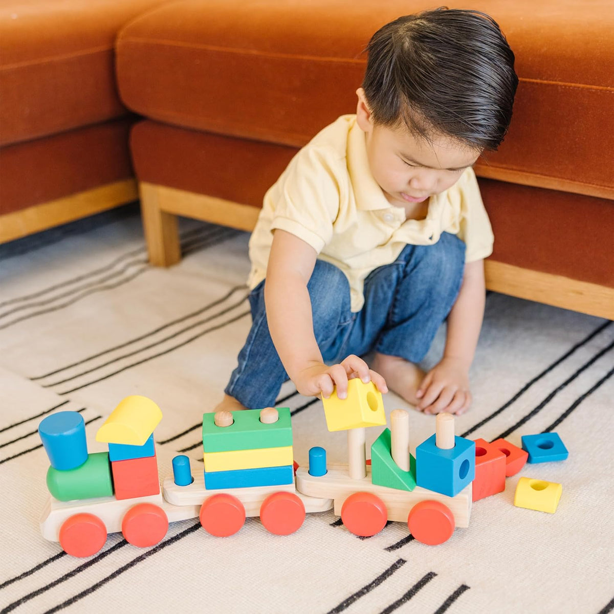 Melissa & Doug  Stacking Train