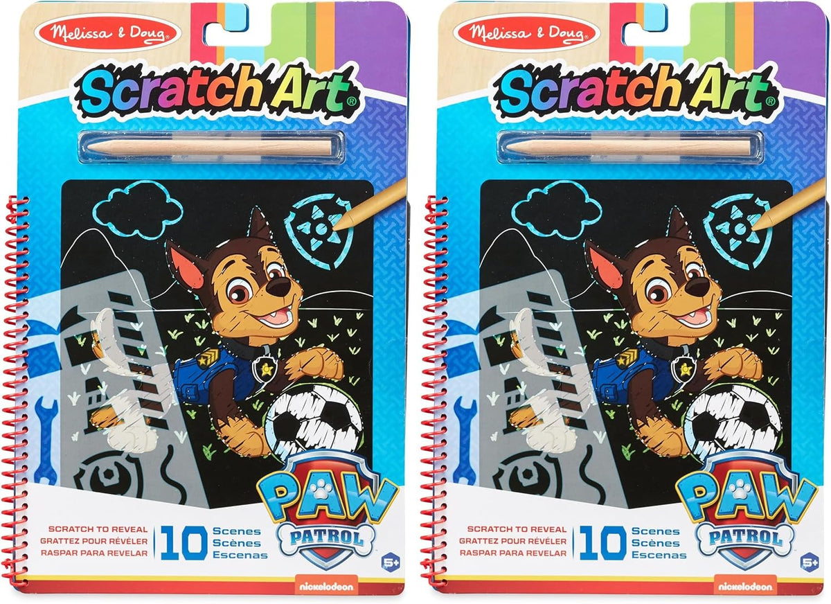 Melissa & Doug PAW Patrol Scratch Art Pad - Chase