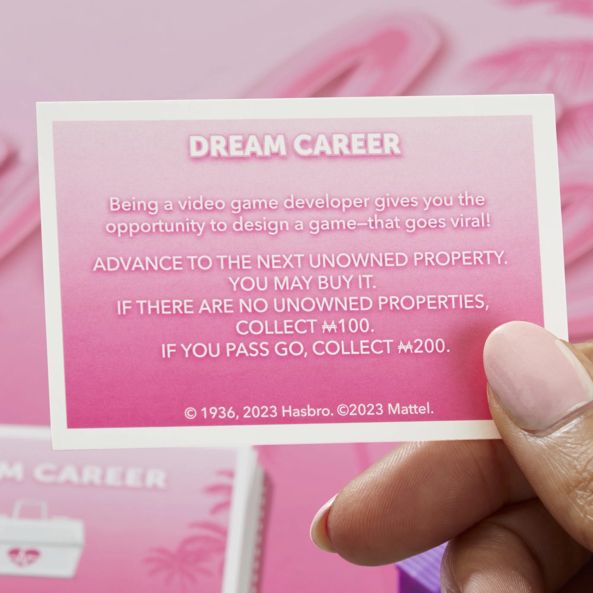 Hasbro Monopoly Barbie Edition Board Game