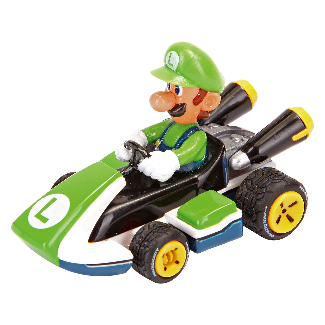 Carrera Pull & Speed Mario Kart Car - Luigi