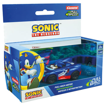 Carrera Sonic The Hedgehog Pull Speed Car - Blue