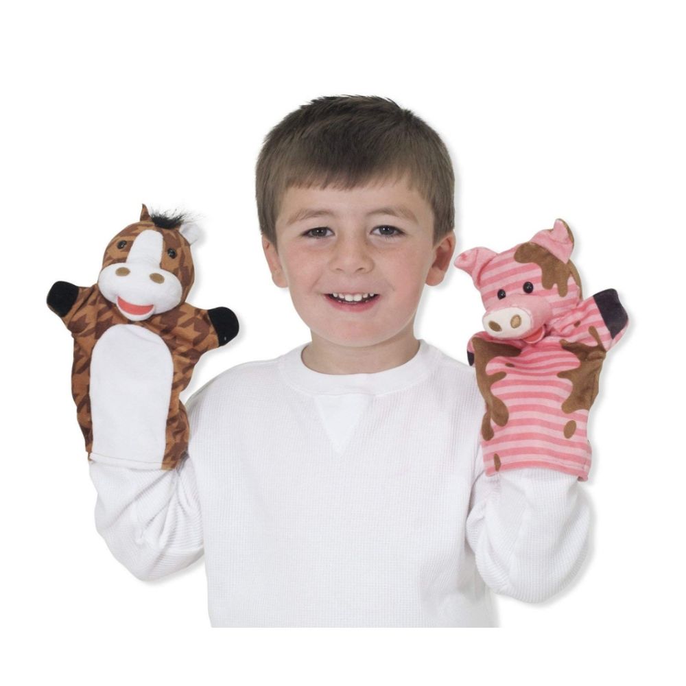 Melissa and Doug Farm Friends Hand Puppets