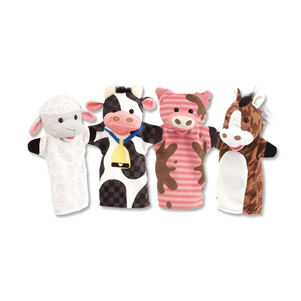 Melissa and Doug Farm Friends Hand Puppets