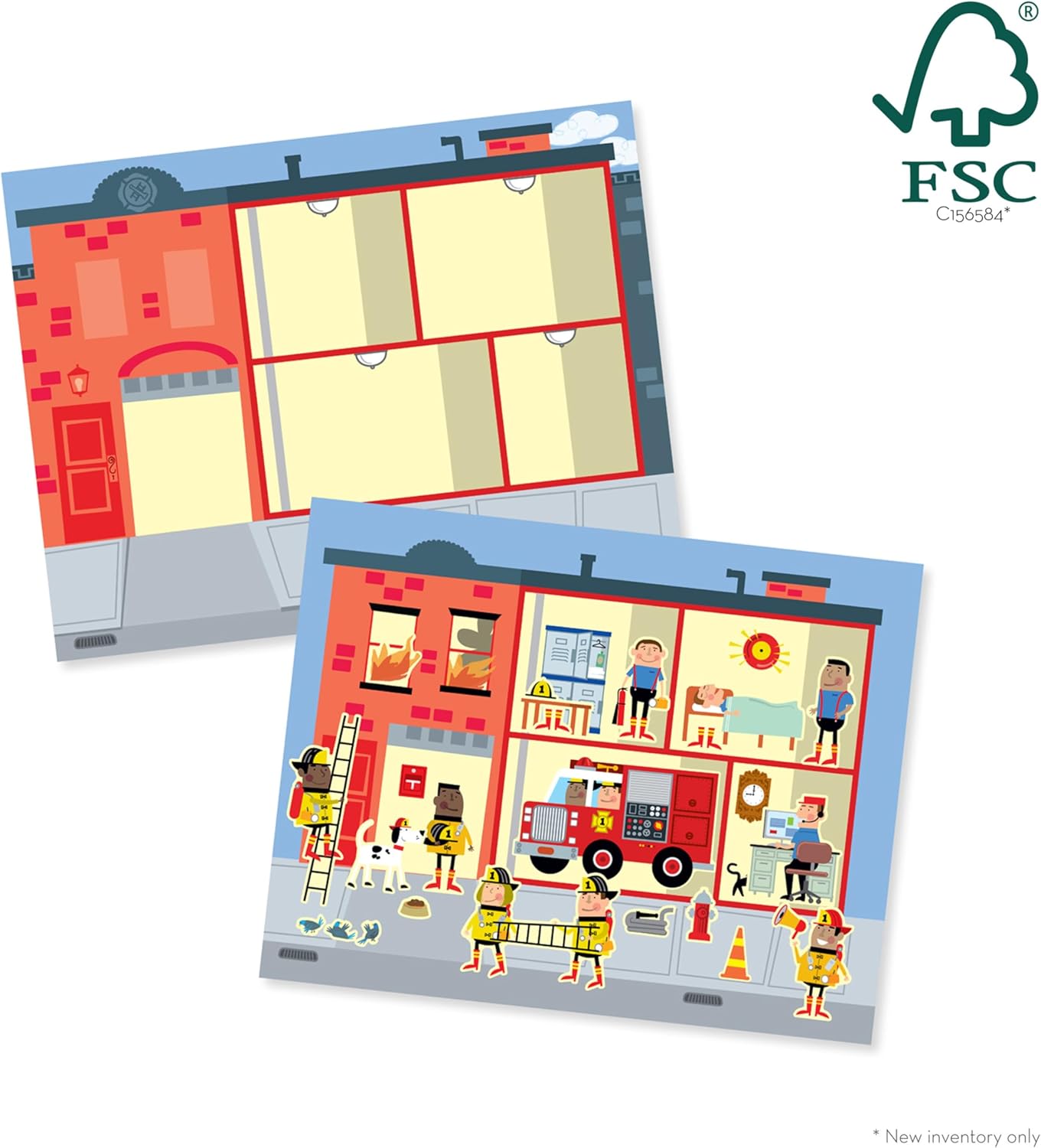 Melissa And Doug Reusable Sticker Pad - My Town