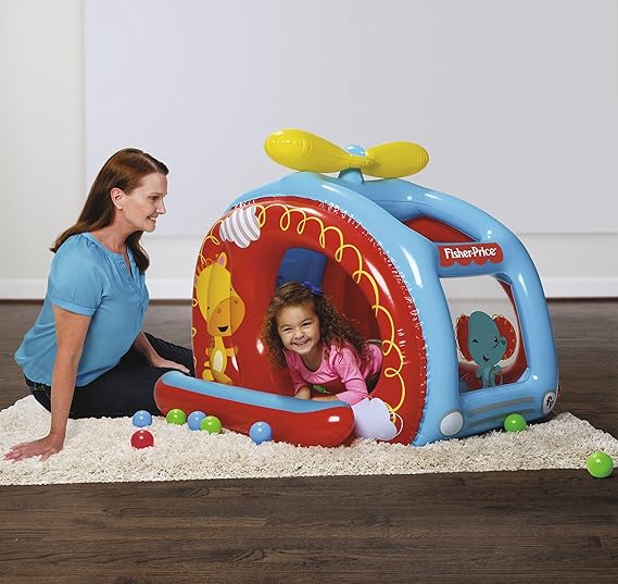 1.37m x 1.12m x 97cm Helicopter Ball Pit