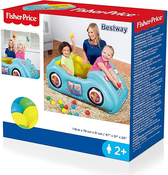 Fisher-Price®  47" x 31" x 20"/1.19m x 79cm x 51cm Race Car Ball Pit