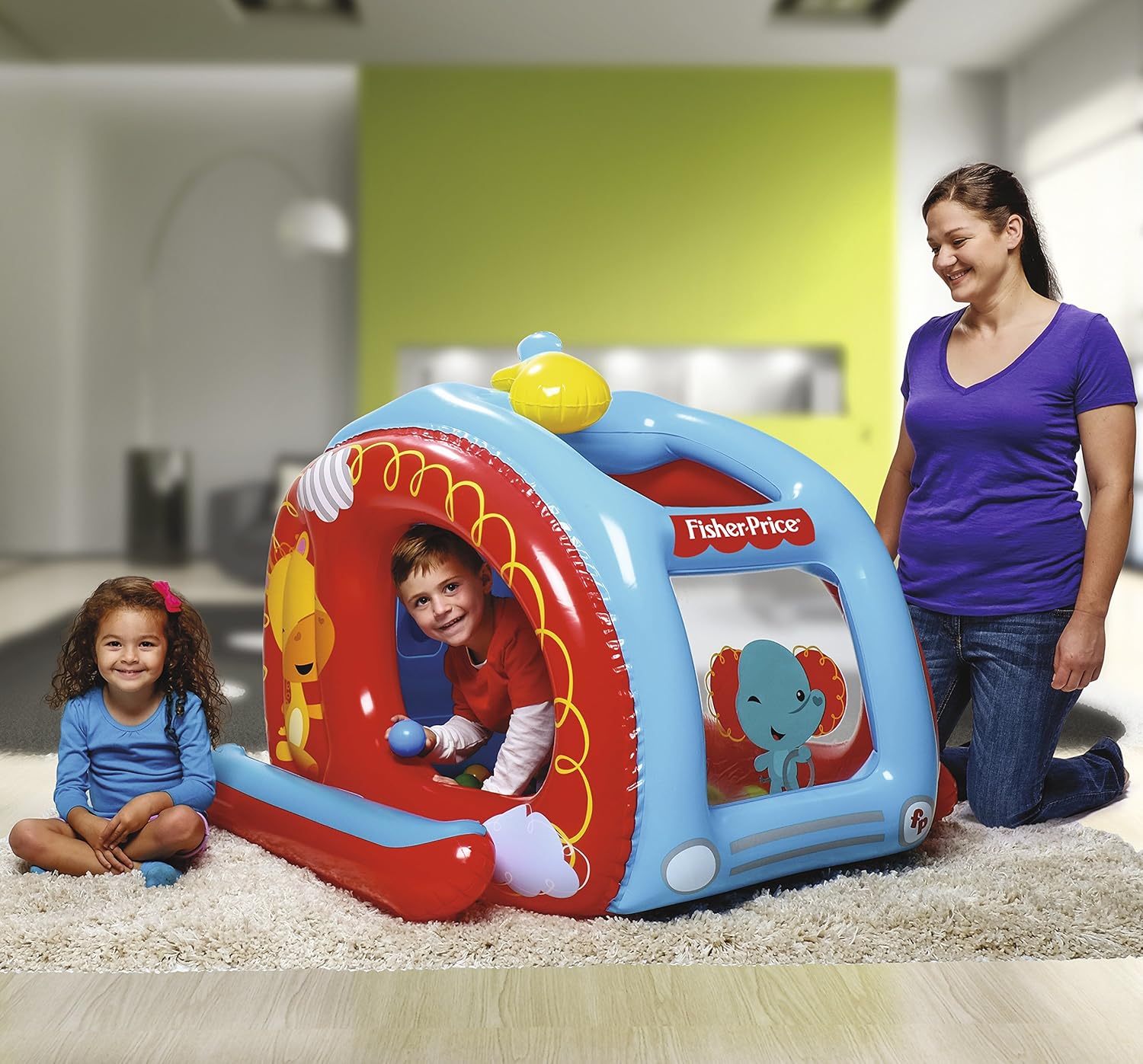 1.37m x 1.12m x 97cm Helicopter Ball Pit