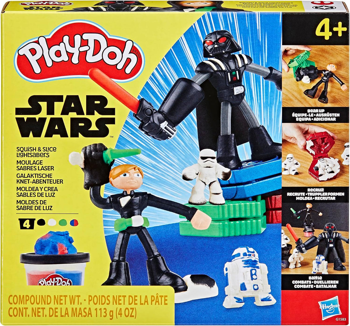 PLAY DOH SW SQUISH AND SLICE LIGHTSABERS