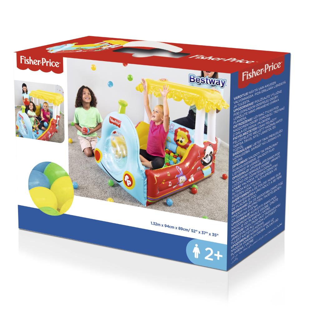 Fisher-Price®  52" x 37" x 35"/1.32m x 94cm x 89cm Train Ball Pit