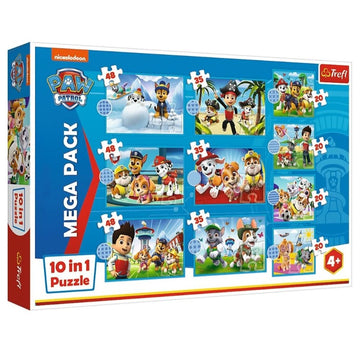 Trefl Paw Patrol Mega Pack 10 in 1 Puzzle