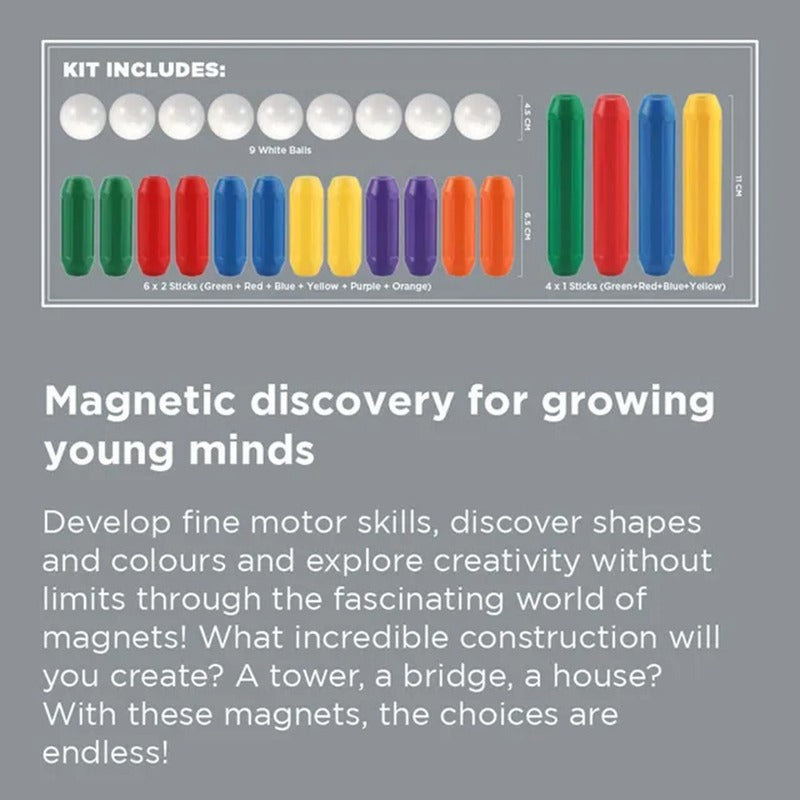 Mad Toys Magnetic Building Blocks 25 Pcs