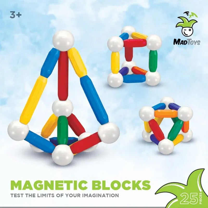 Mad Toys Magnetic Building Blocks 25 Pcs