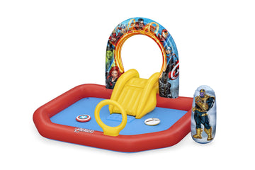 6'11" X 6'6" X 49"/2.11M X 1.98M X 1.25M AVENGERS ASSEMBLE PLAY CENTER