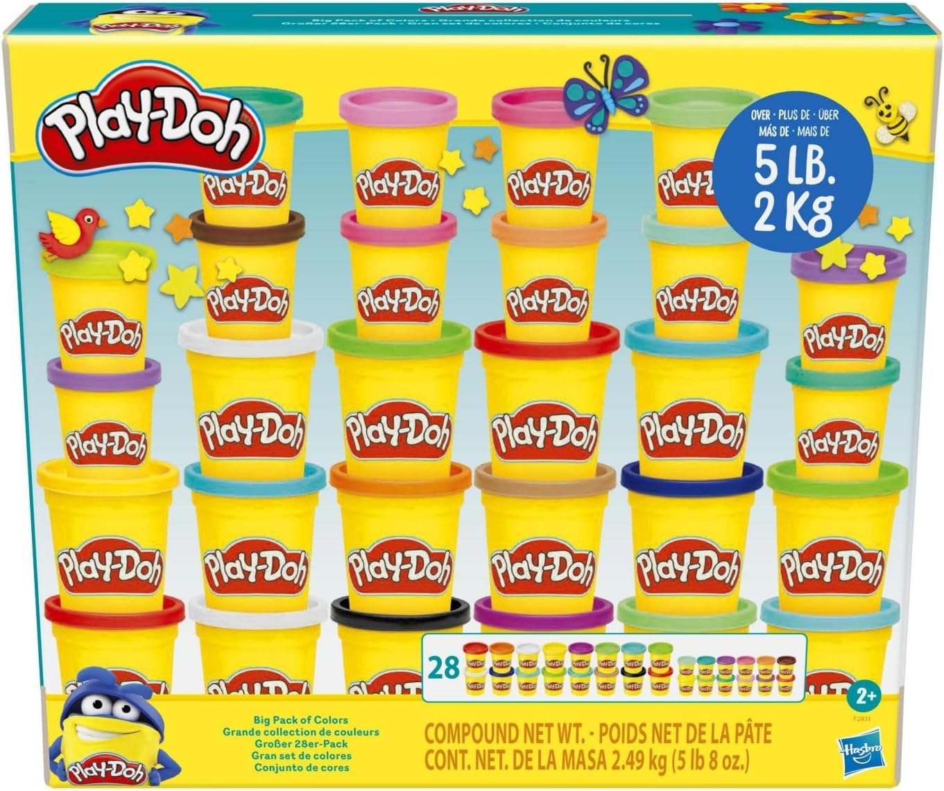 Play-Doh Big Pack of Colors 28 Cans
