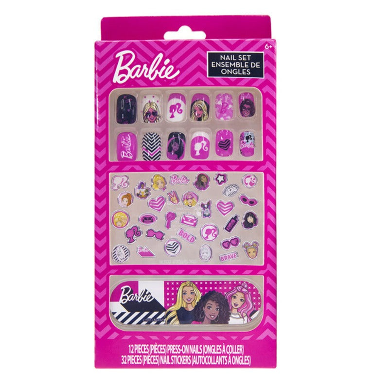 Townley Barbie Nail Stickers Set