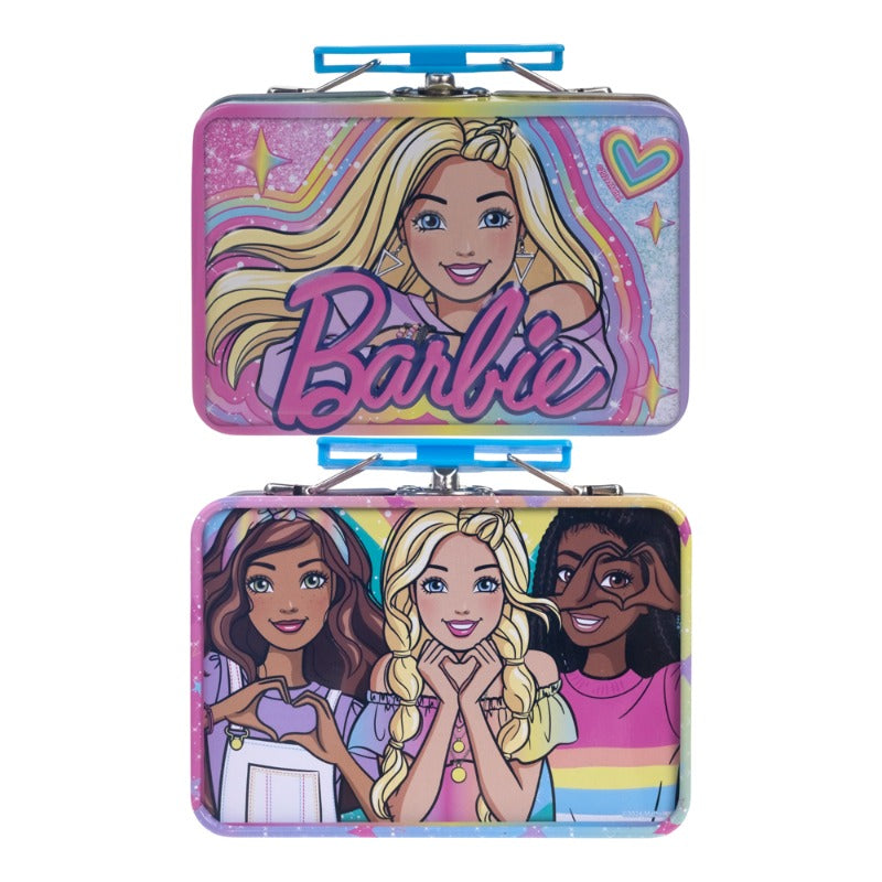 Townley Barbie 4 Pack Swirl Lip Gloss Balm With Tin Plant Based