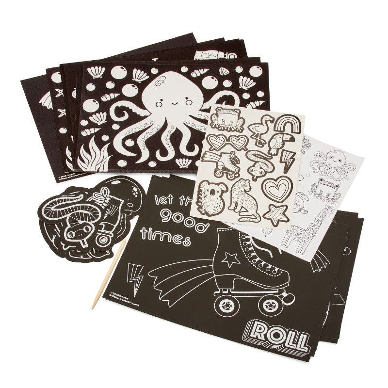 Crayola Scratch and Color Box