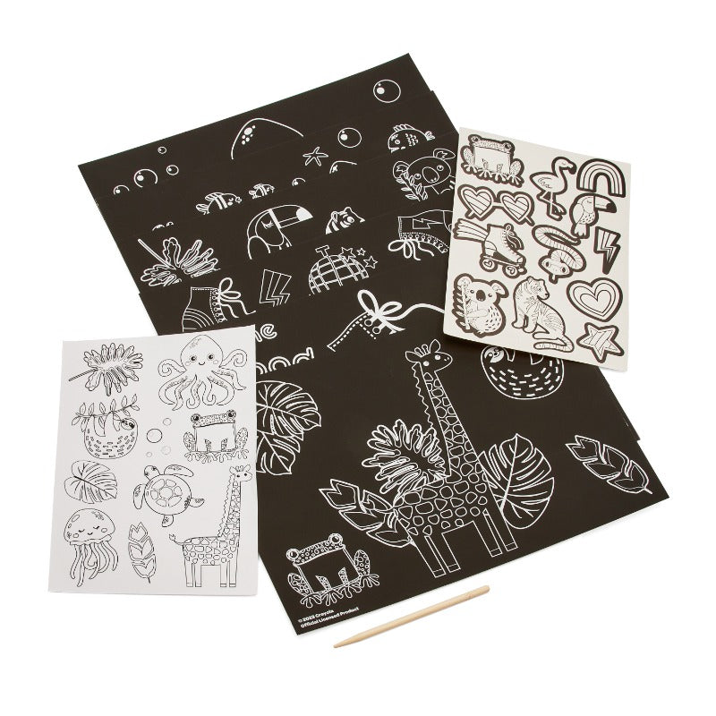 Crayola Scratch and Color Box