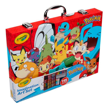 Crayola Pokemon Art Bag -115 Pieces