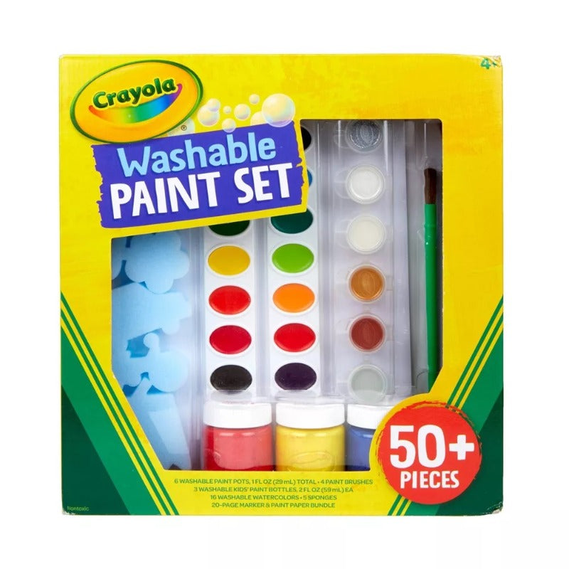 Crayola Washable Paint Kit - 50 Pcs