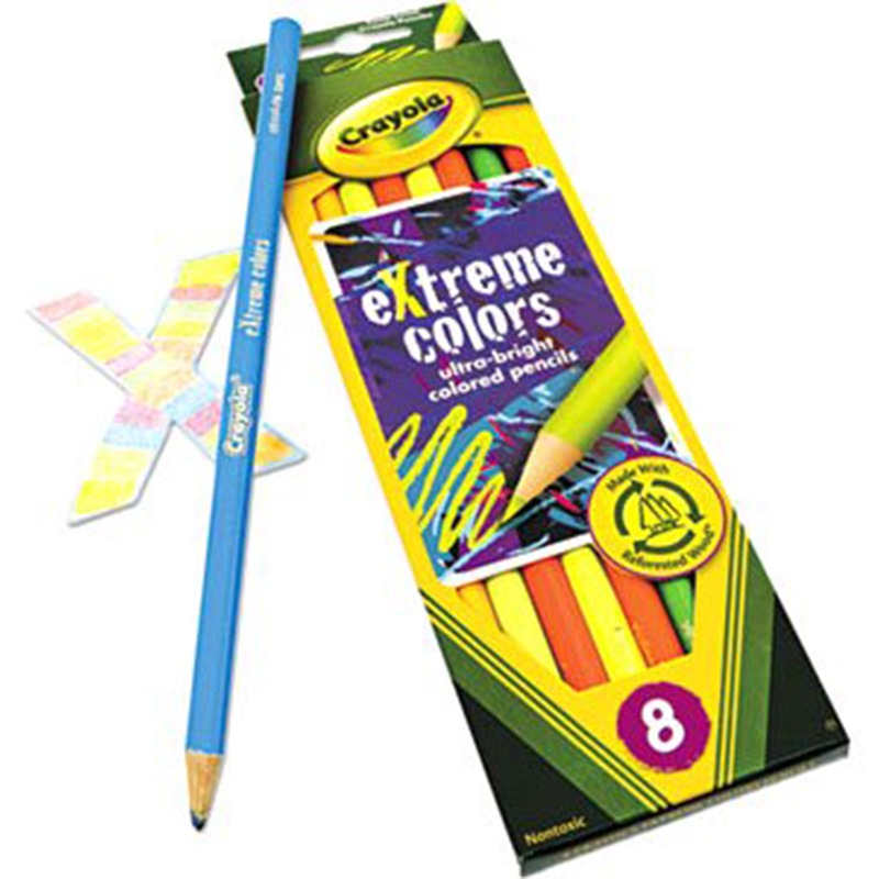 Crayola Extreme Colors Pencils - 8 Pcs