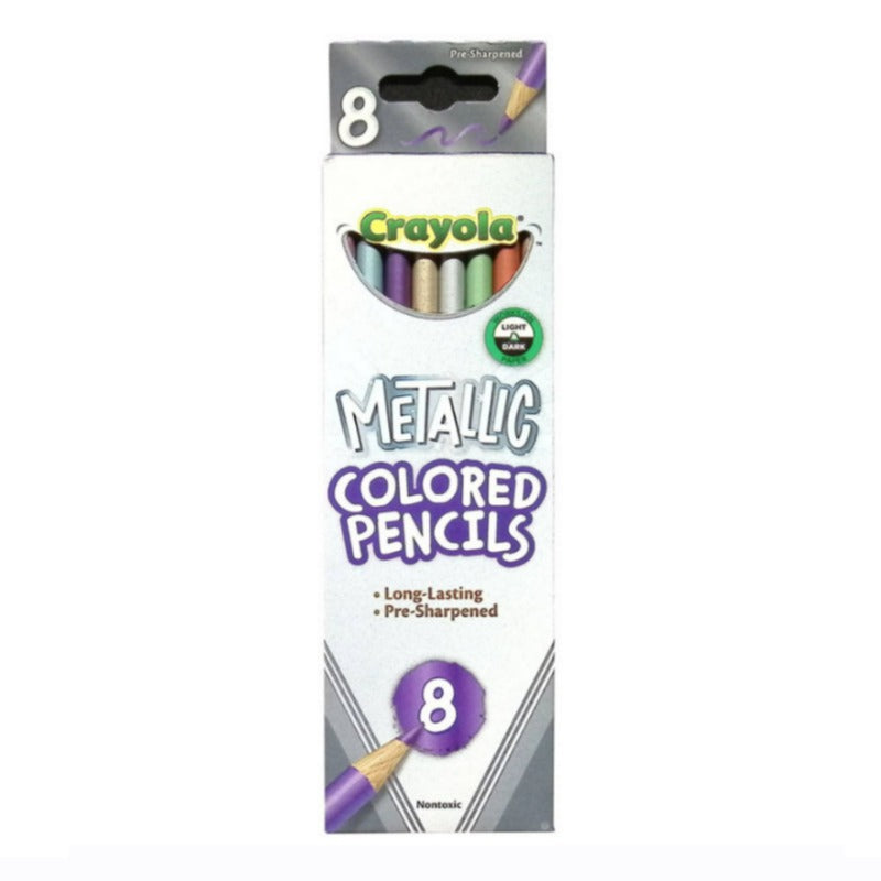 Crayola Metallic Colored Pencils 8 Ct