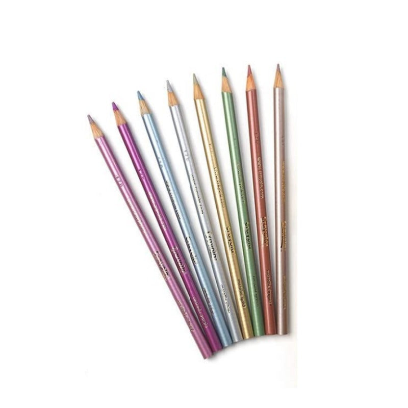 Crayola Metallic Colored Pencils 8 Ct