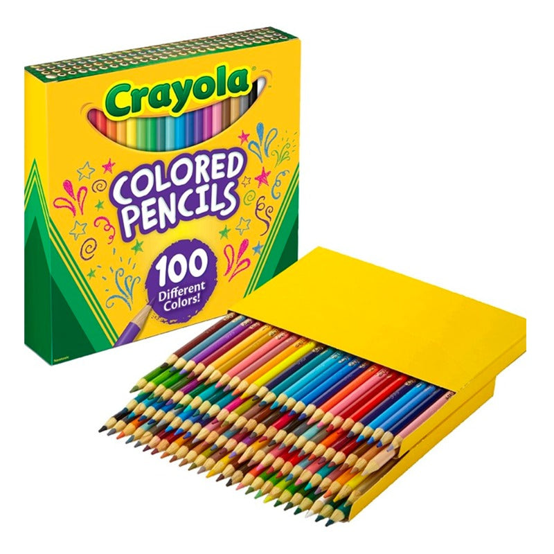 Crayola Wooden Pencil Box -100 Colors